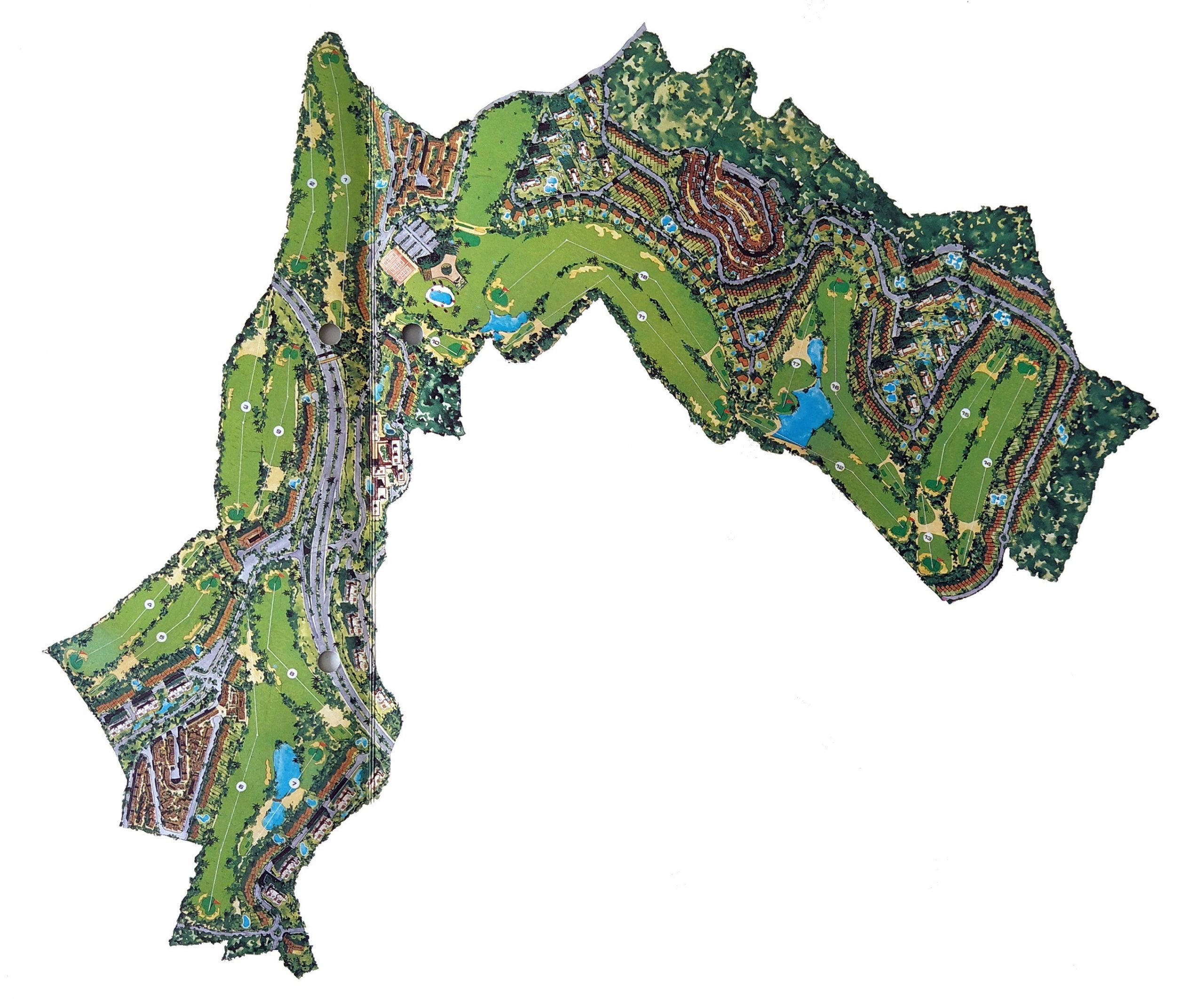 Añoreta Golf, campo de golf proyectado por Dorronsoro Arquitectos