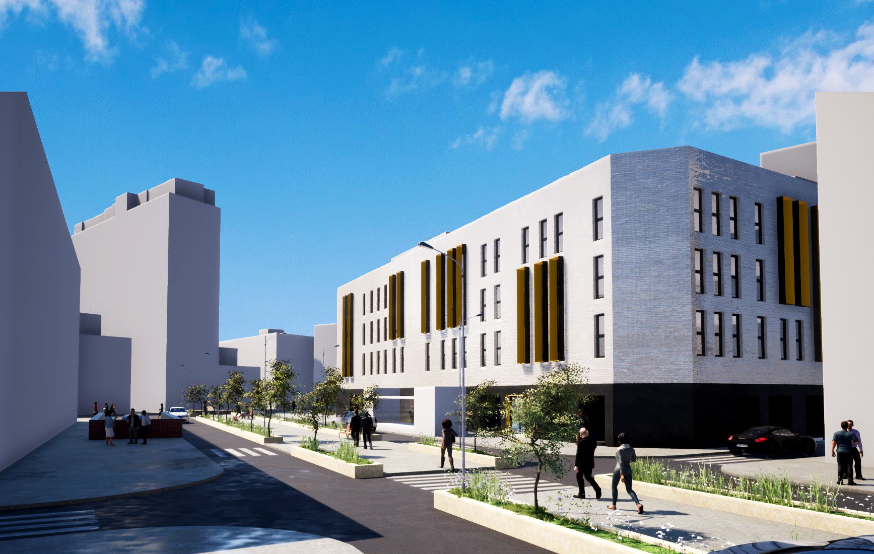 Viviendas Protegidas Almeria - Dorronsoro Arquitectos 5 Anteproyecto de 450 viviendas en Torres Martiricos Malaga, proyecto de Dorronsoro Arquitectos